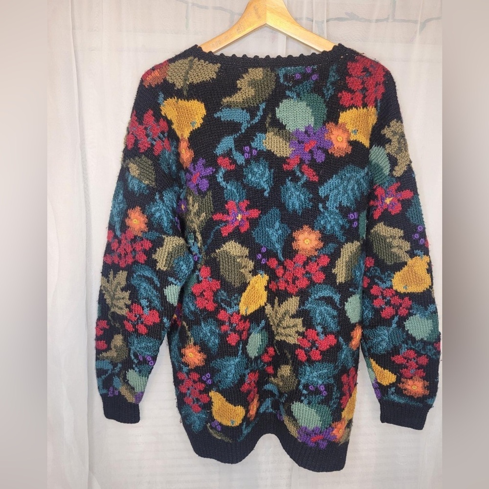 VINTAGE Signatures by Northern Isles womens vintage wool sweater size M - Picture 8 of 11